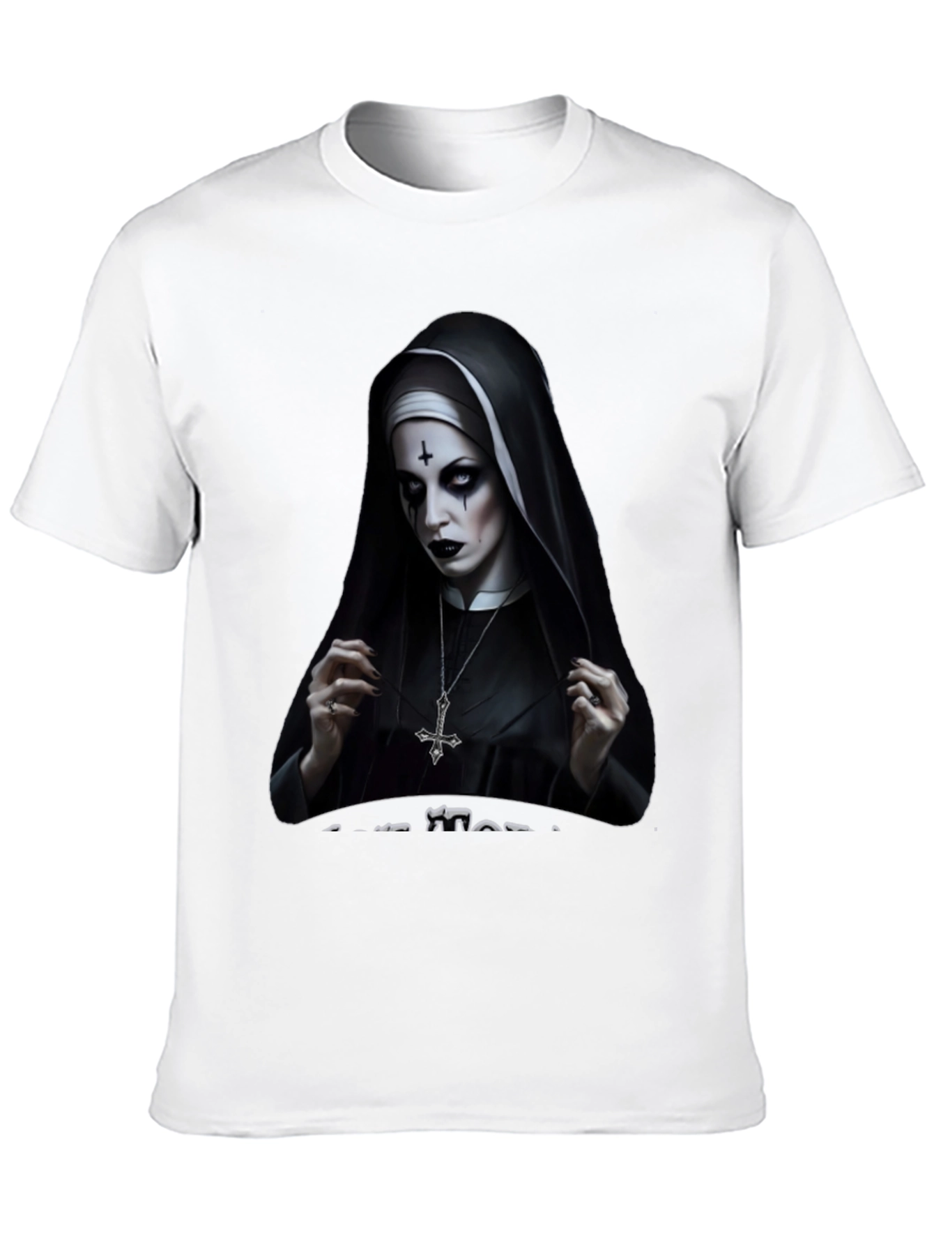 Evil Nun Graphic T-Shirt - Gothic Apparel