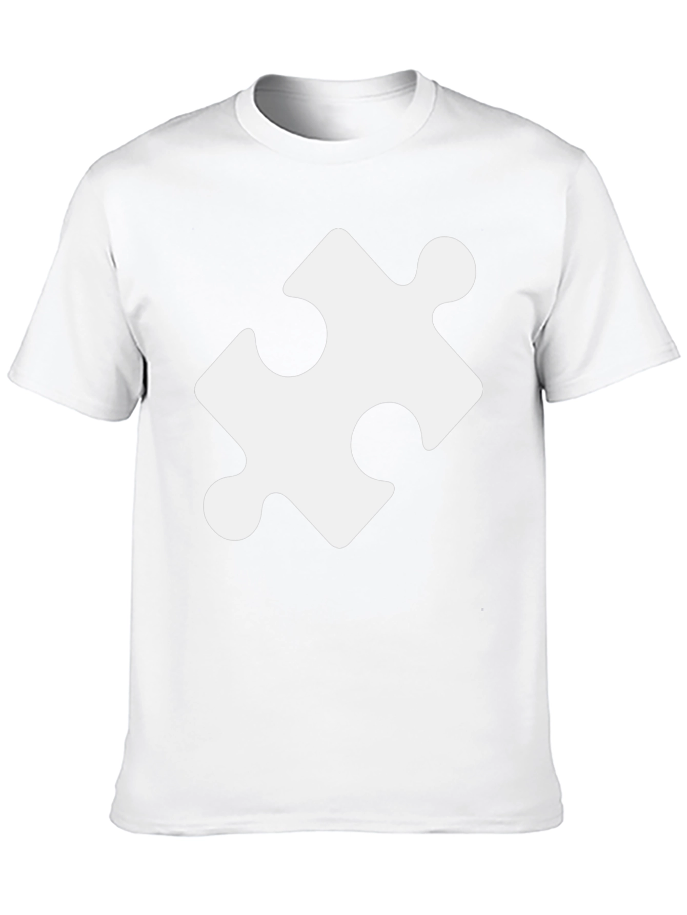 Puzzle Piece Graphic Tee - Classic Black T-Shirt