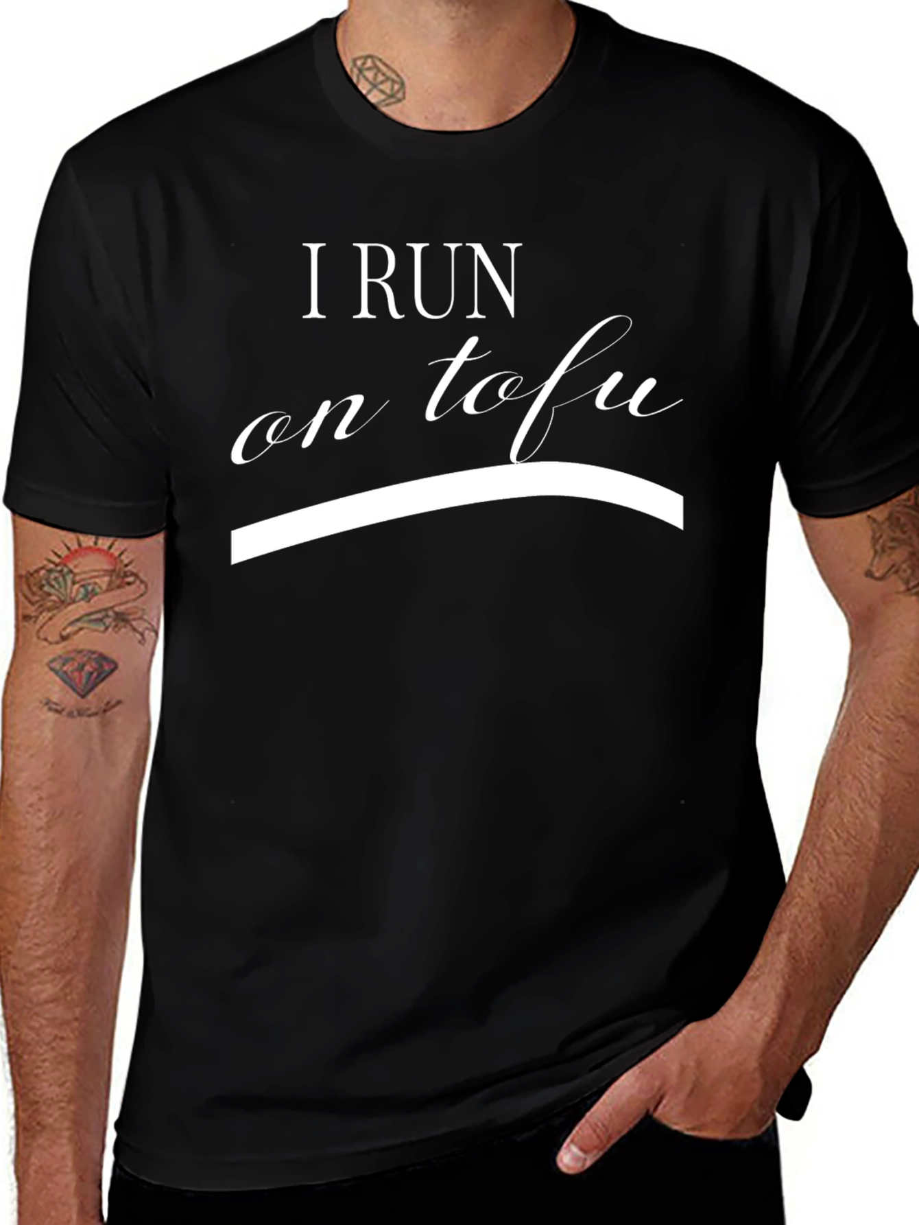 I Run on Tofu Vegan T-Shirt