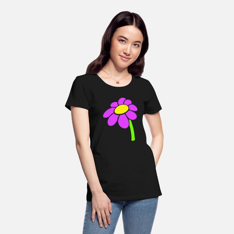 Small Daisy Flower Purple Decorative Nature Design