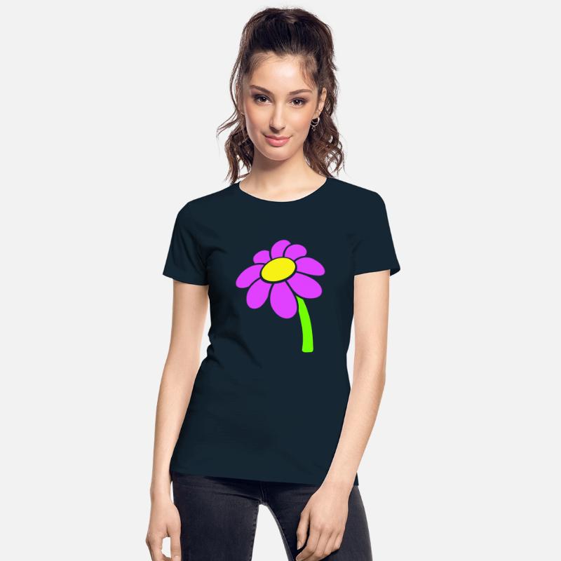 Small Daisy Flower Purple Decorative Nature Design