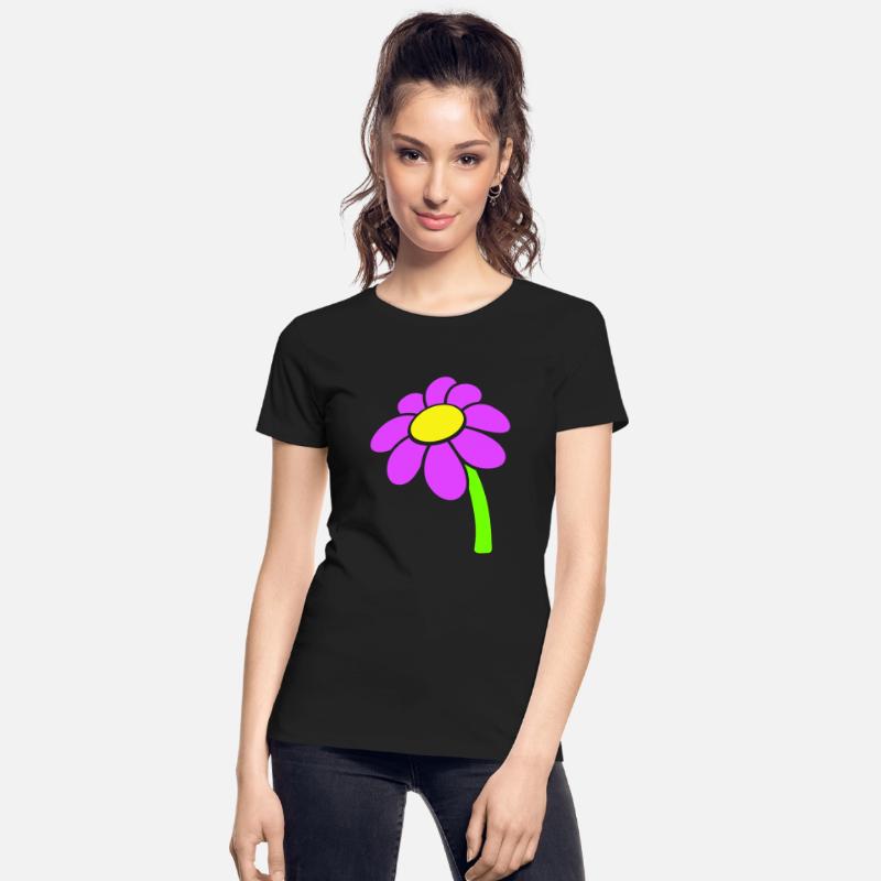 Small Daisy Flower Purple Decorative Nature Design