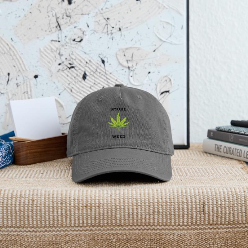 Smoke Weed with Cannabis Leaf