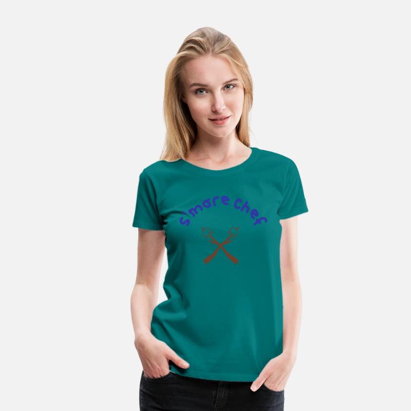 s'more chef camping chef tshirt