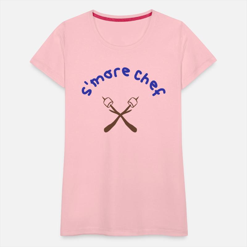 s'more chef camping chef tshirt