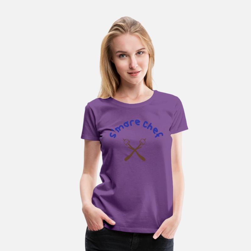 s'more chef camping chef tshirt