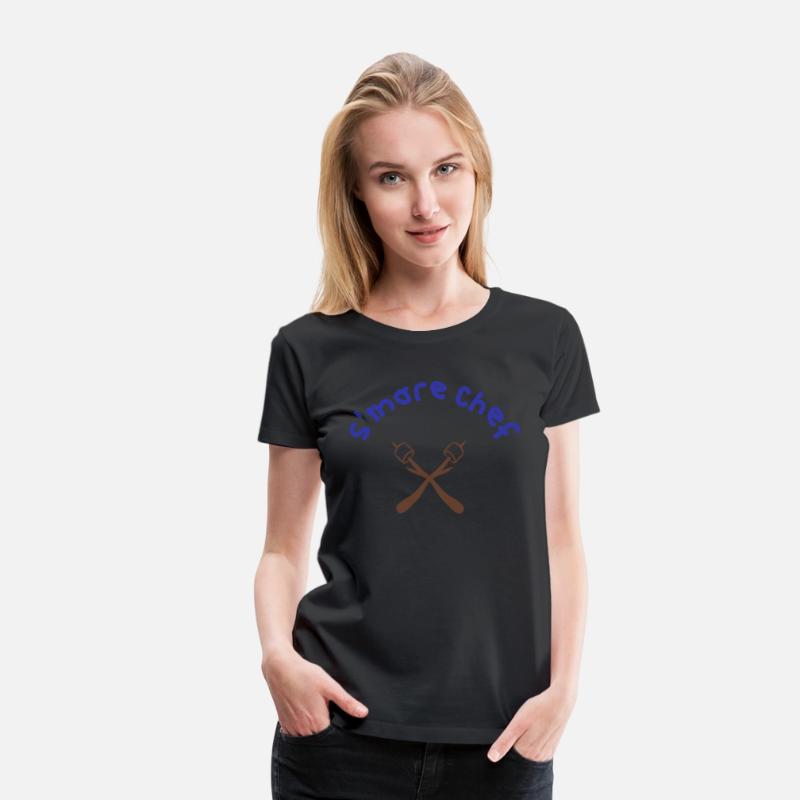 s'more chef camping chef tshirt