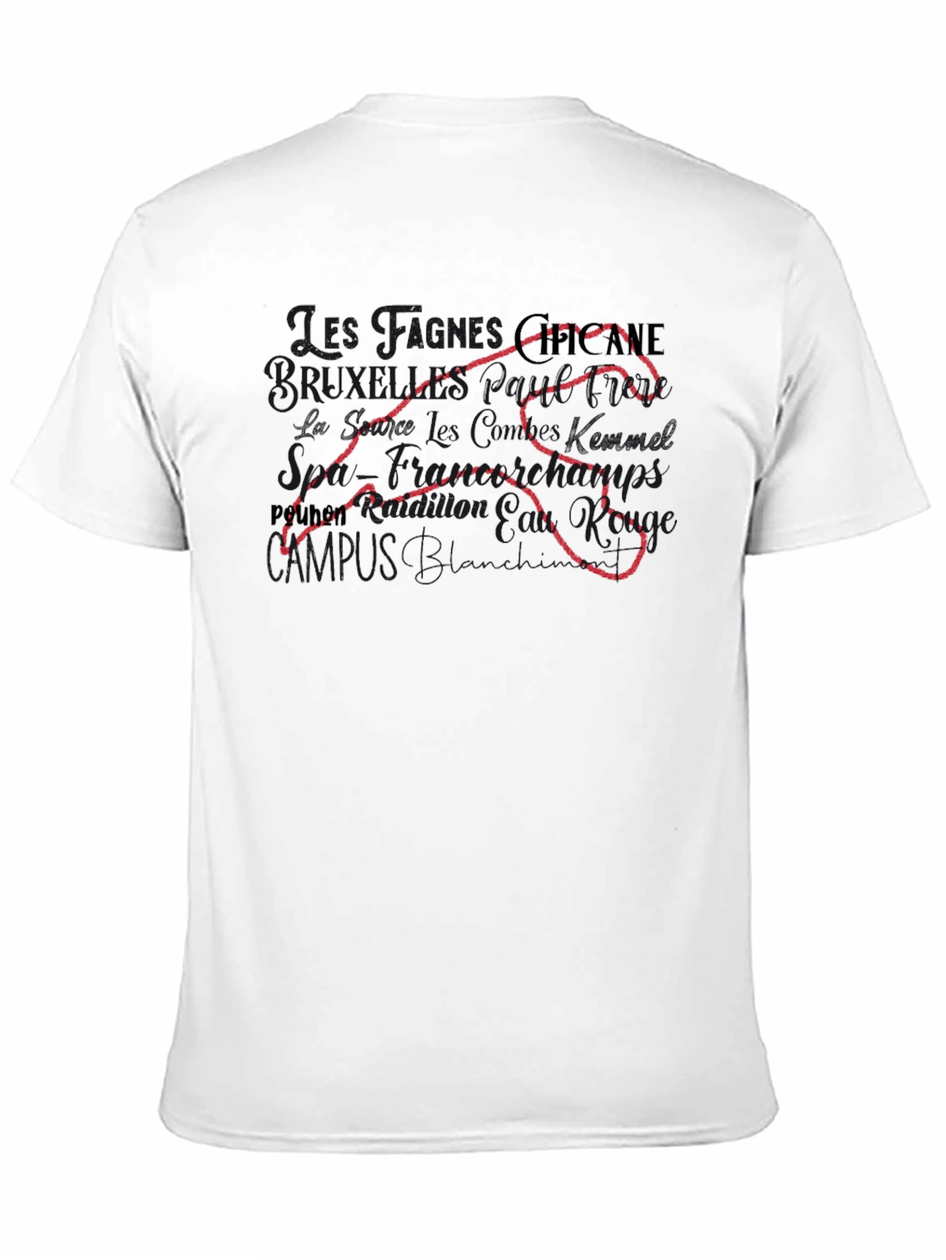 Chicane Race Track Black T-Shirt