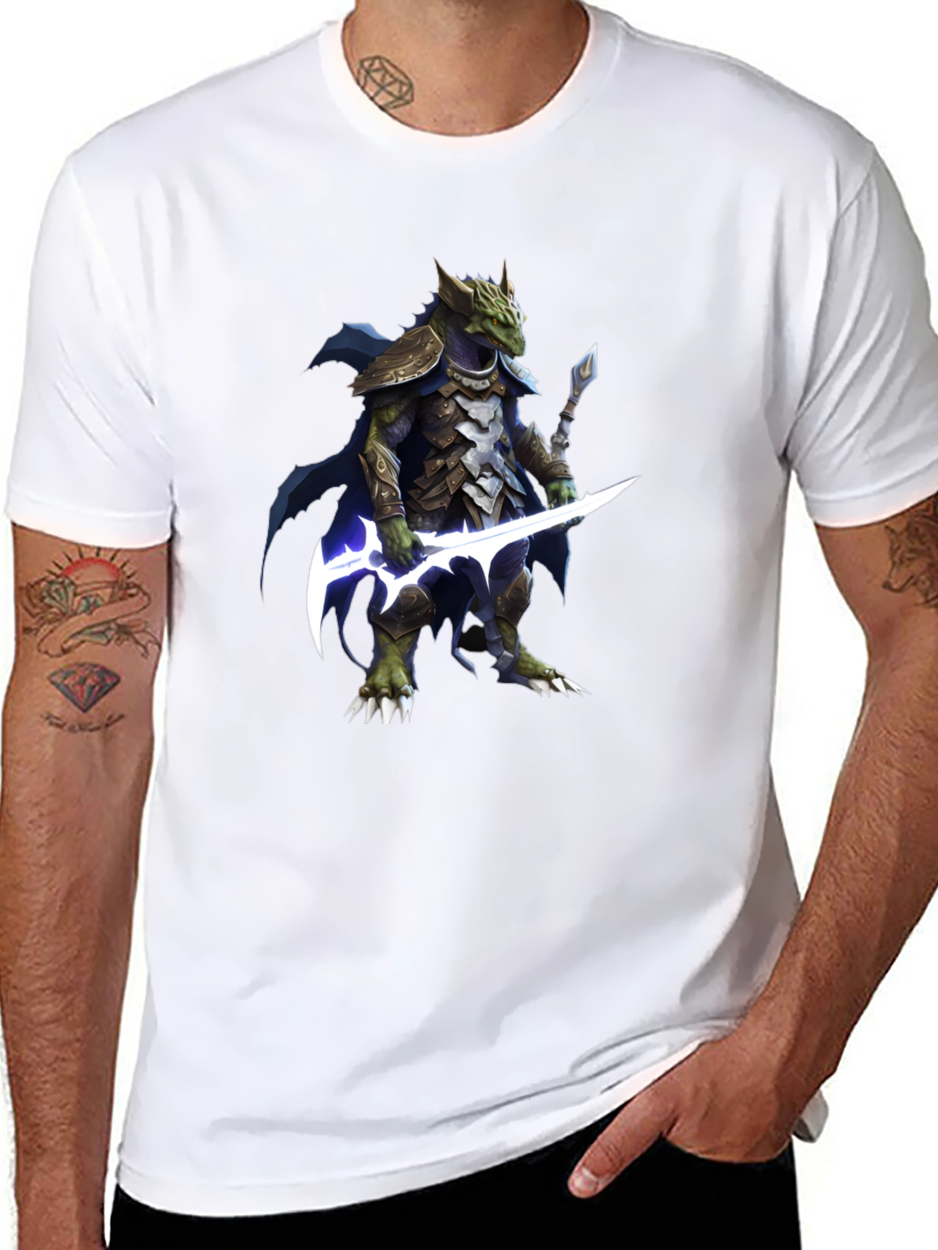 Dragon Warrior Black T-Shirt