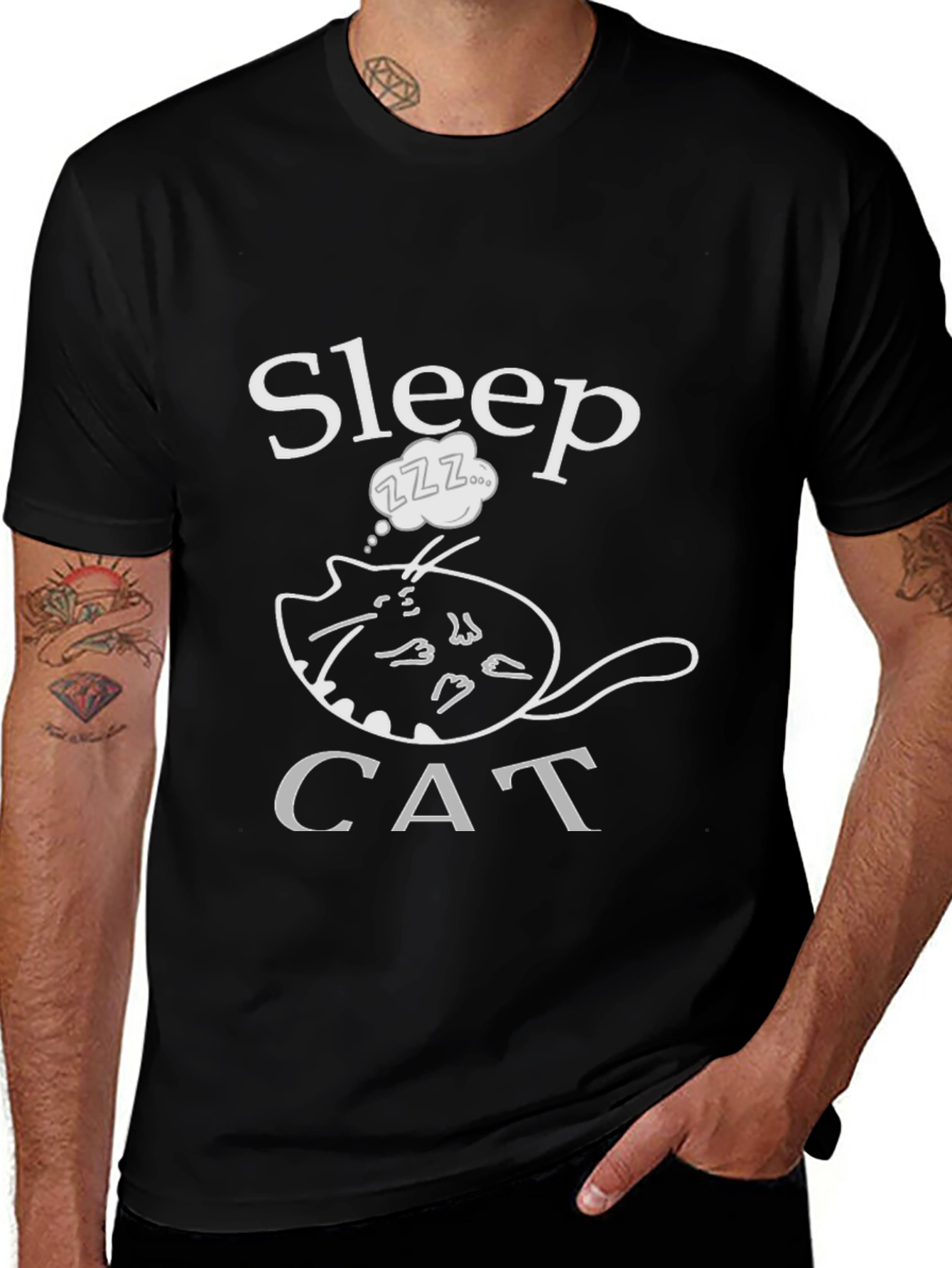 Sleep Cat T-Shirt - Cozy and Comfy Tee