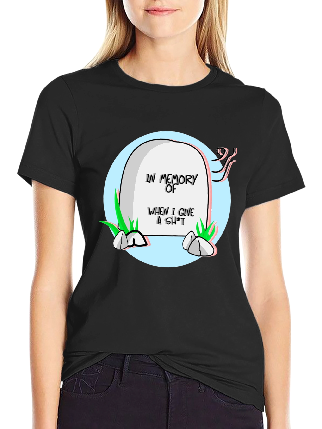 Funny Tombstone T-Shirt - In Memory Of