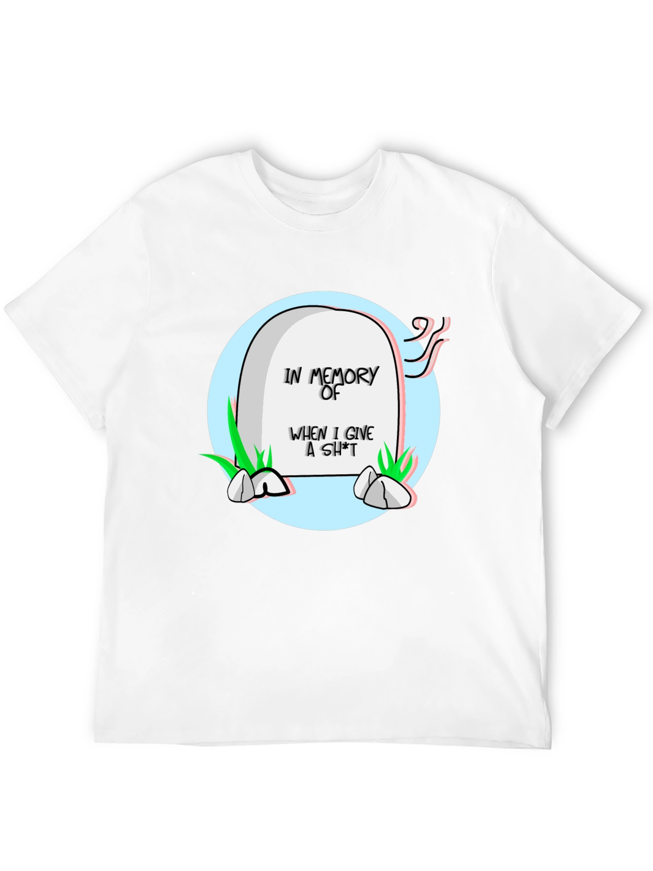Funny Tombstone T-Shirt - In Memory Of