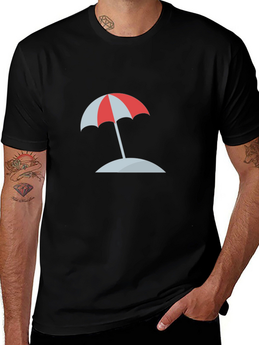 Beach Umbrella Graphic Tee - Vacation Ready