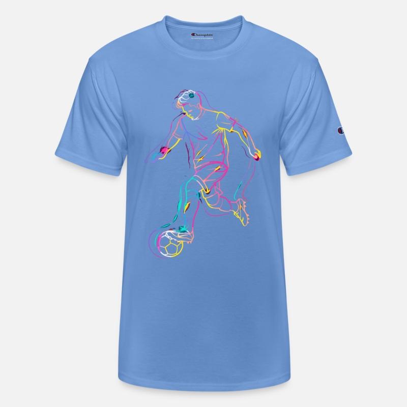 Soccer Player Line Art