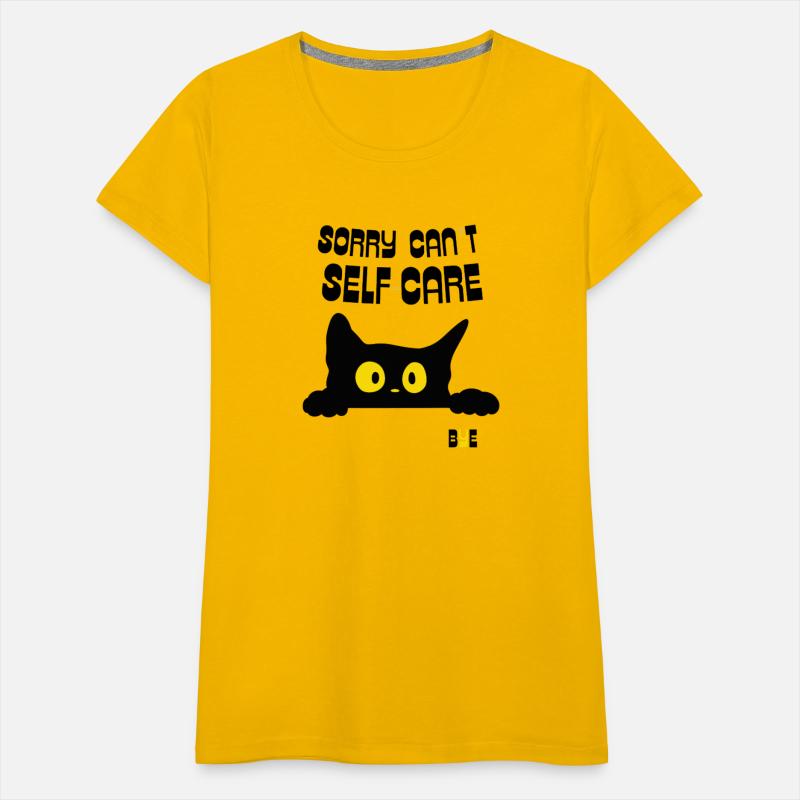 SORRY CAN'T SELF BYE : BLACK CAT THEME