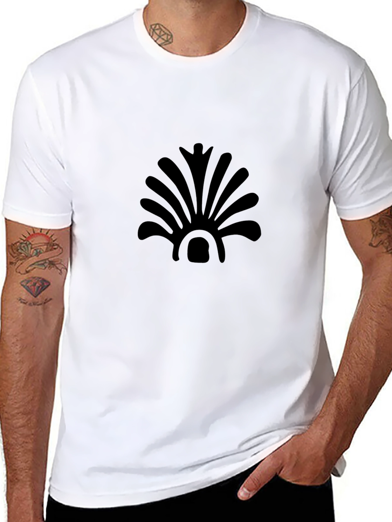 Stylish Black Graphic Tee