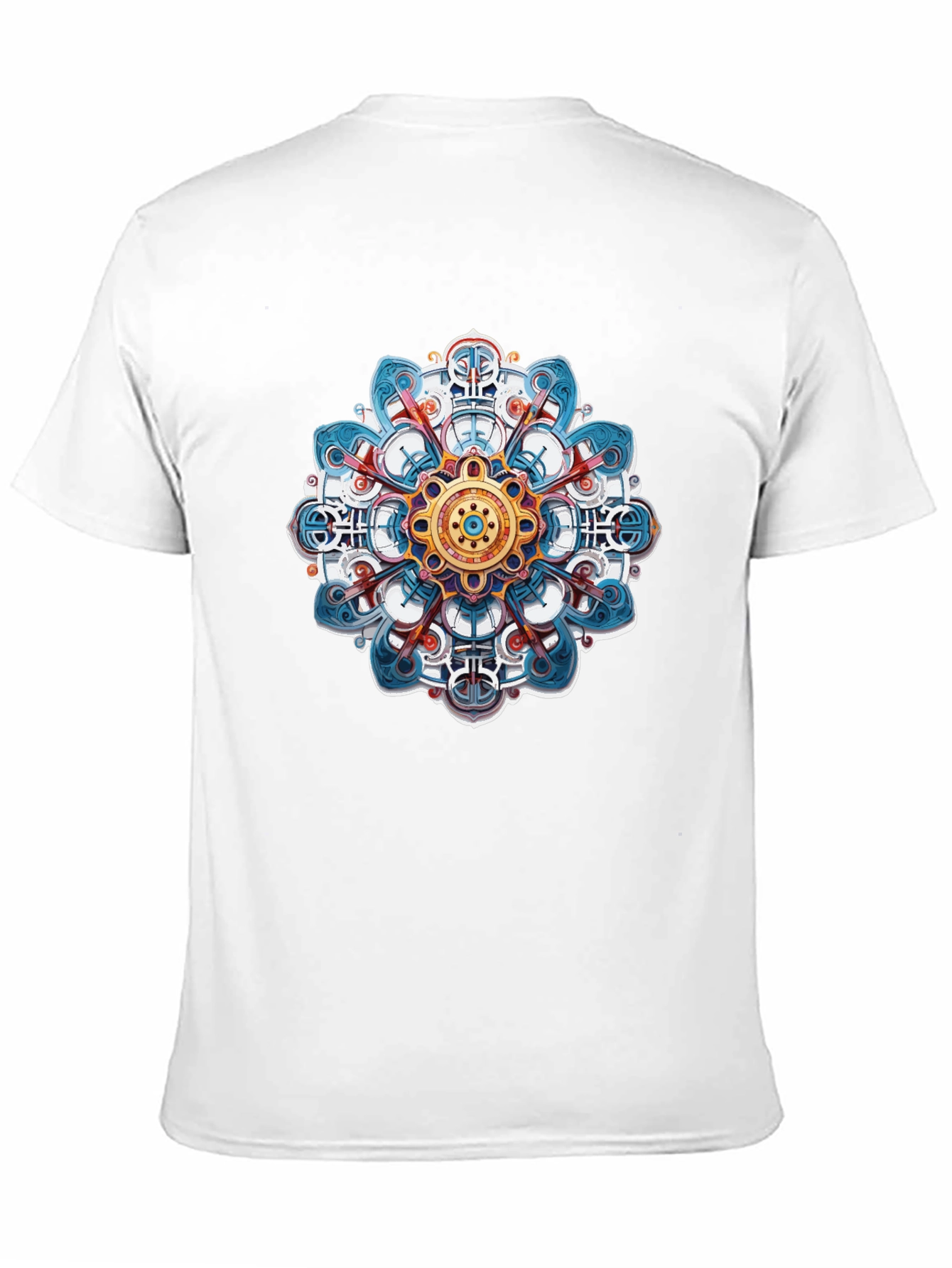 Mandala Design Black T-Shirt