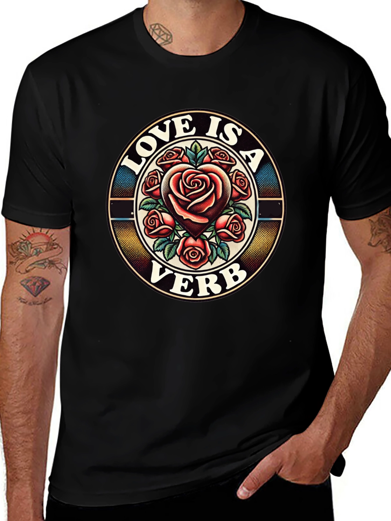 Love Is A Verb Graphic Tee