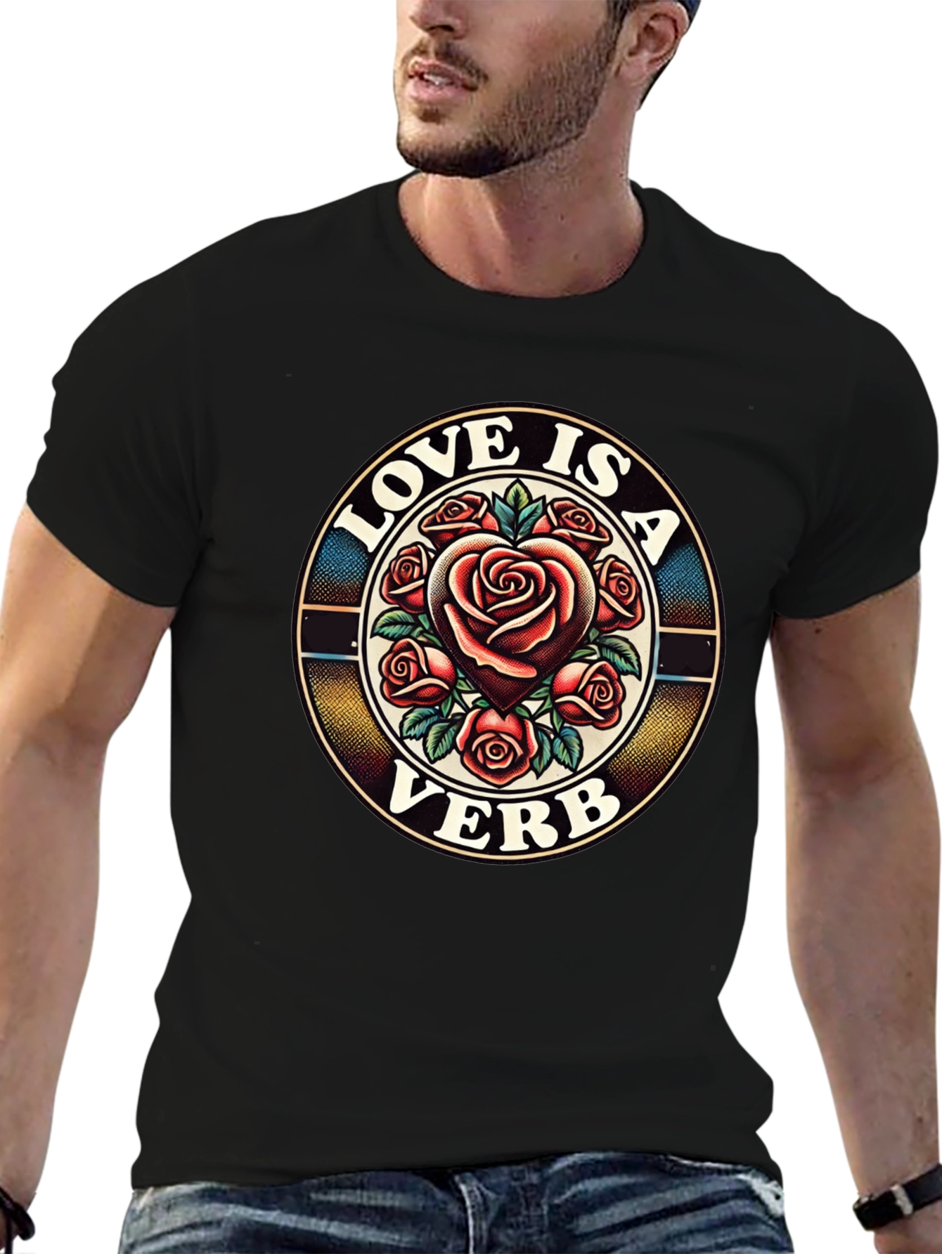 Love Is A Verb Graphic Tee