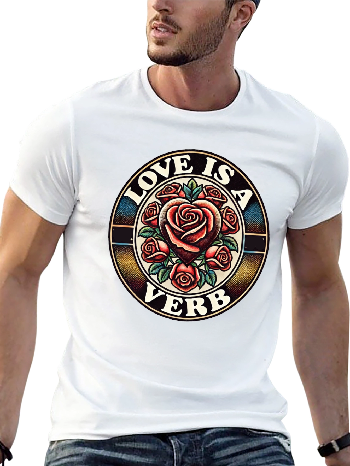 Love Is A Verb Graphic Tee