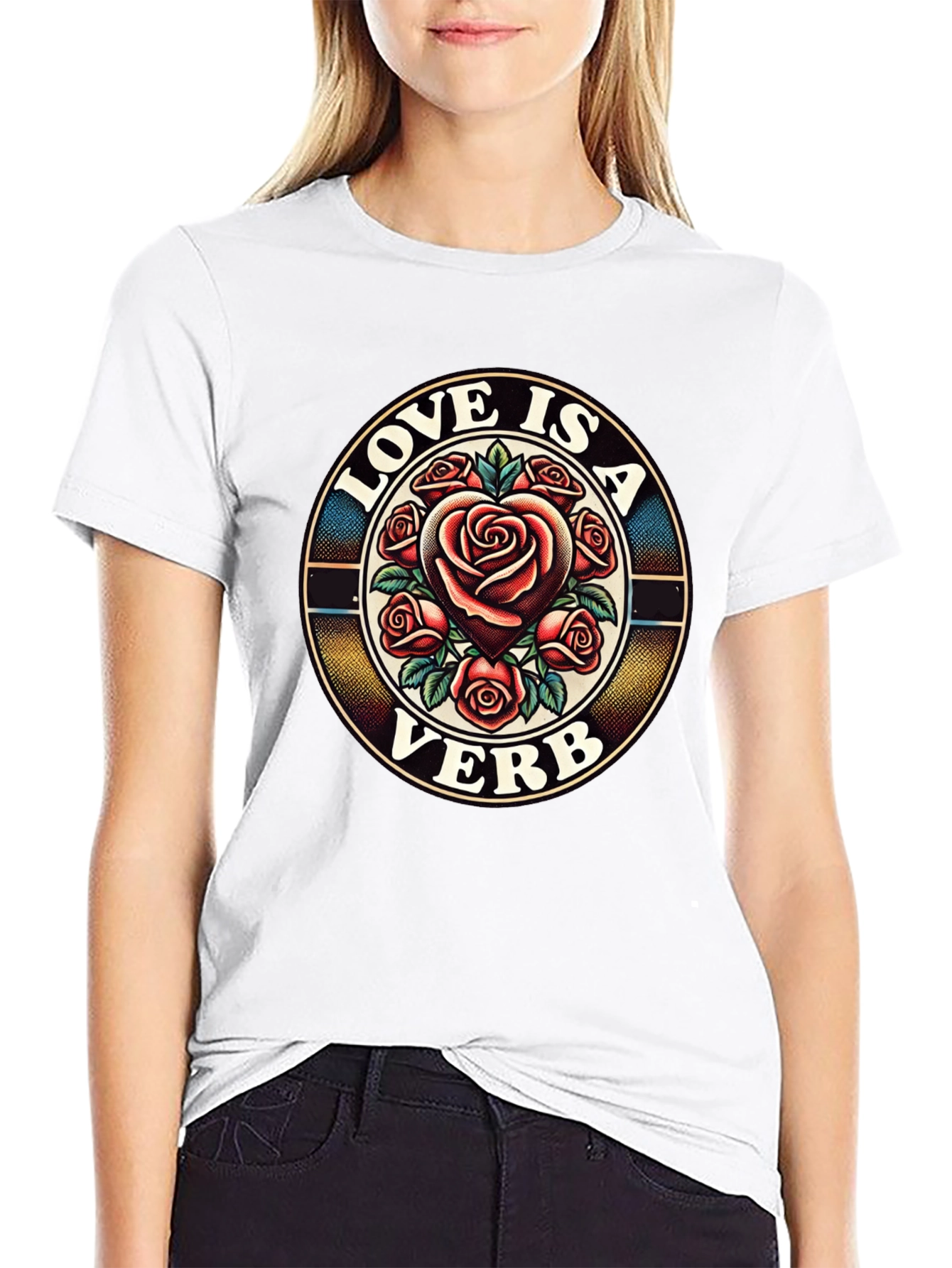 Love Is A Verb Graphic Tee