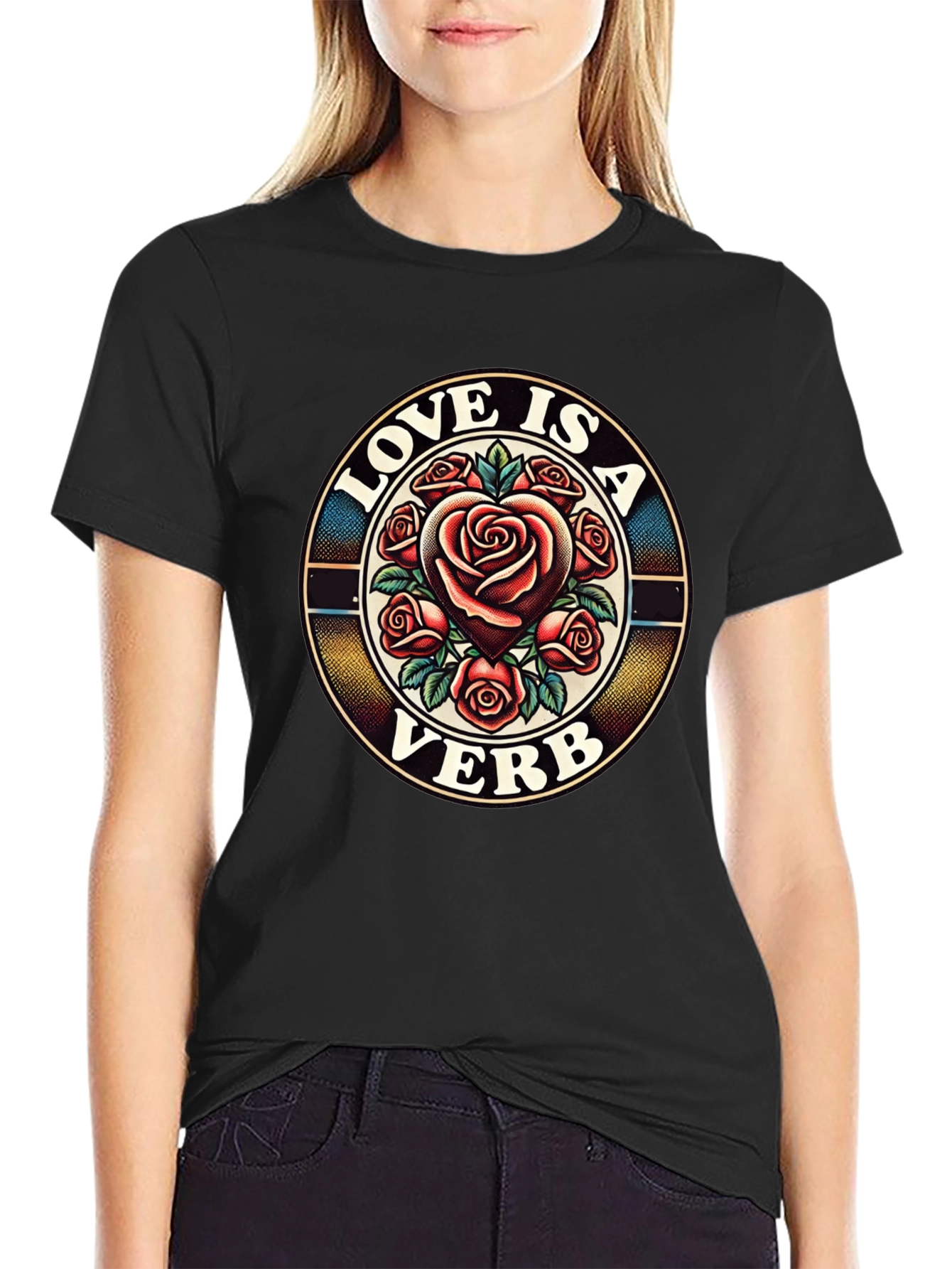 Love Is A Verb Graphic Tee