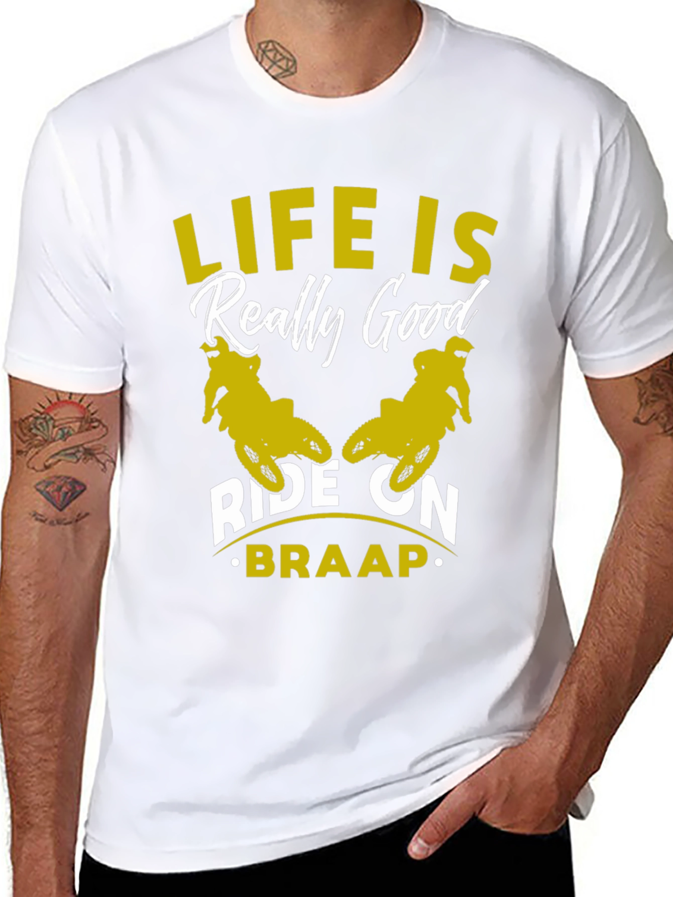 Life Is Really Good Ride On - Braap T-Shirt