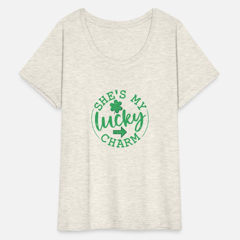 St PatricDay Shamrock She'S My Lucky Charm