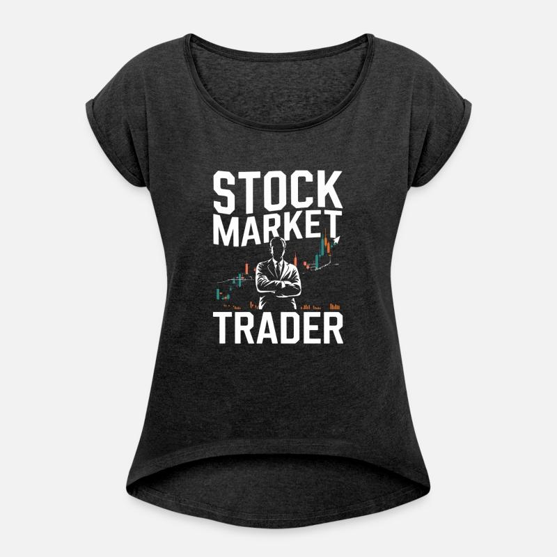 Stock Market Trader Savvy Moves with Confident