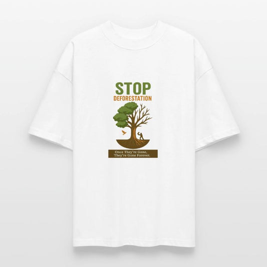 Stop Deforestation Environmental Message