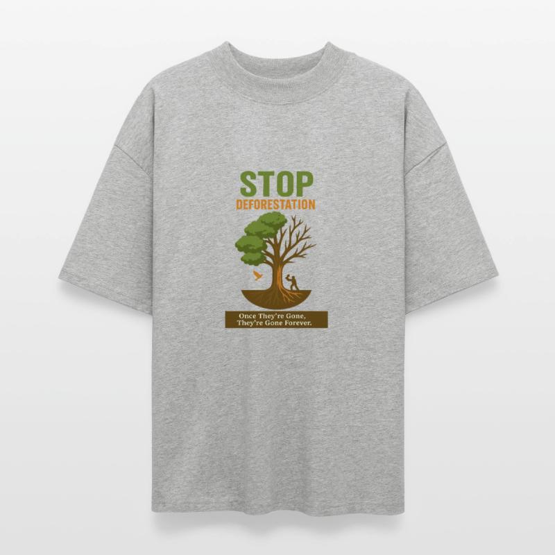 Stop Deforestation Environmental Message