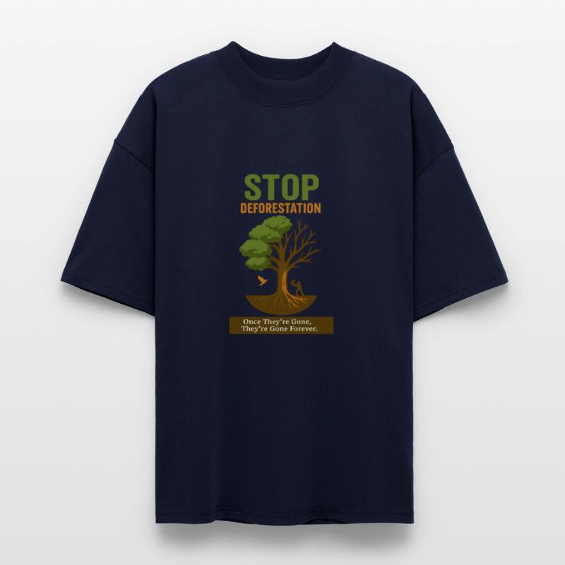 Stop Deforestation Environmental Message