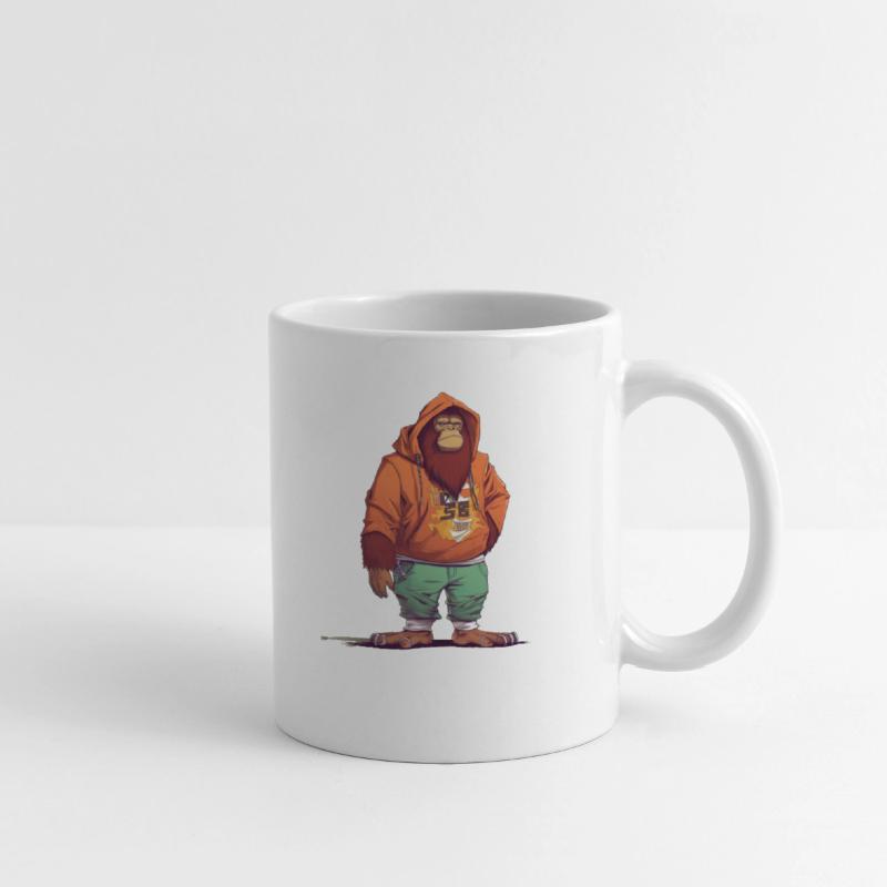 Street Art Orangutan Urban Rap Street Monkey