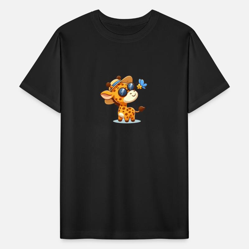 Stylish baby giraffe