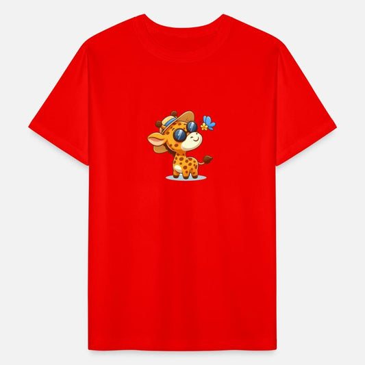 Stylish baby giraffe