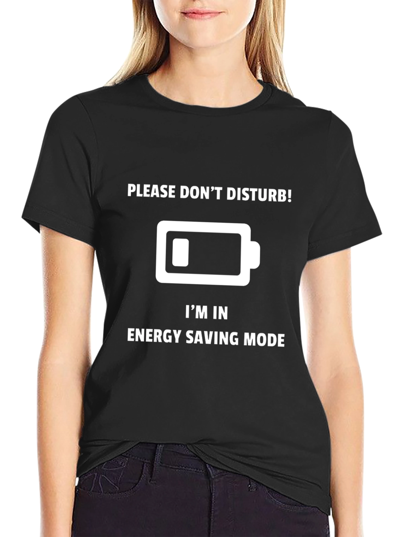 Energy Saving Mode T-Shirt - Funny Slogan Tee