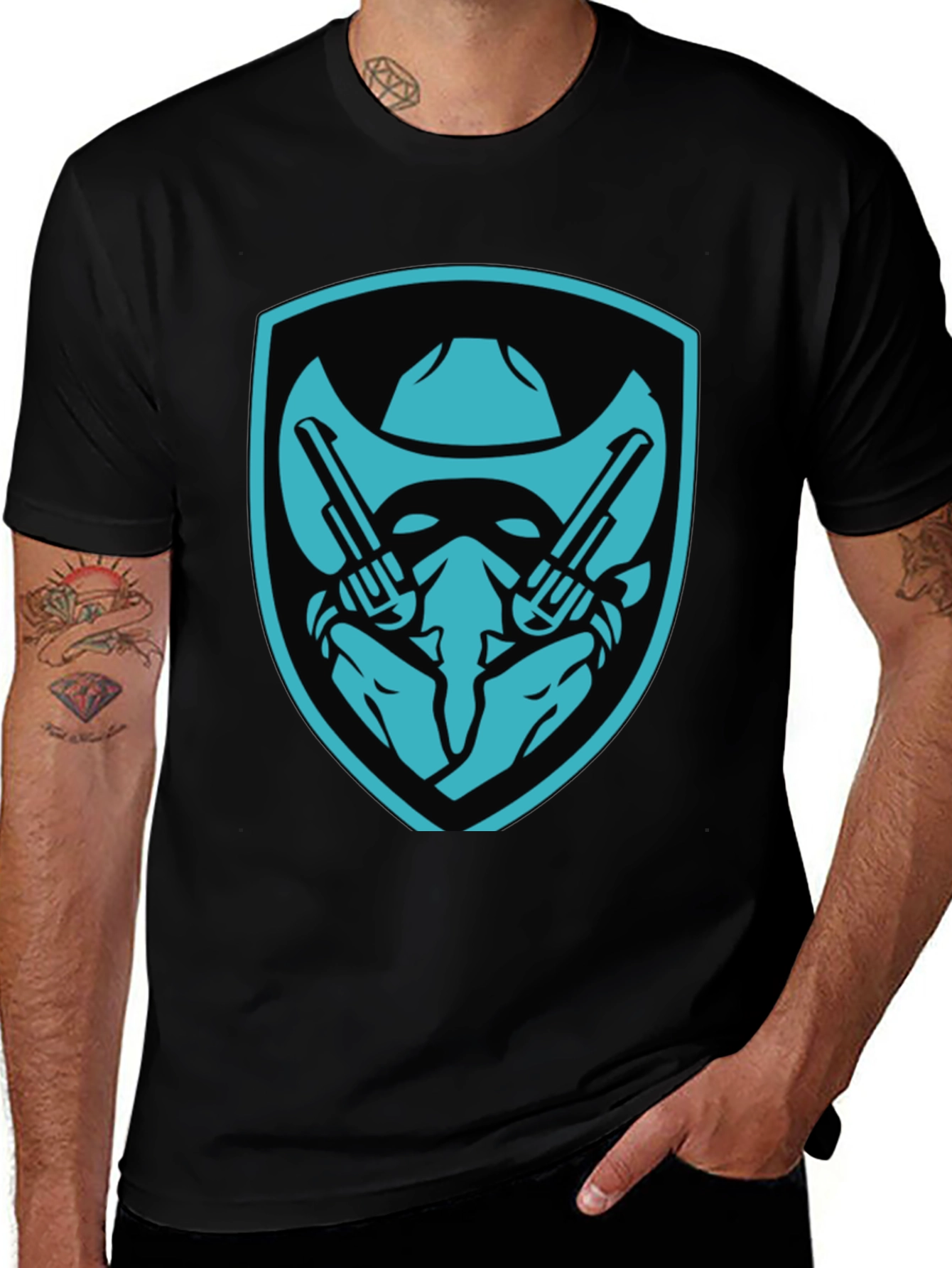 Cowboy Bandit Graphic T-Shirt