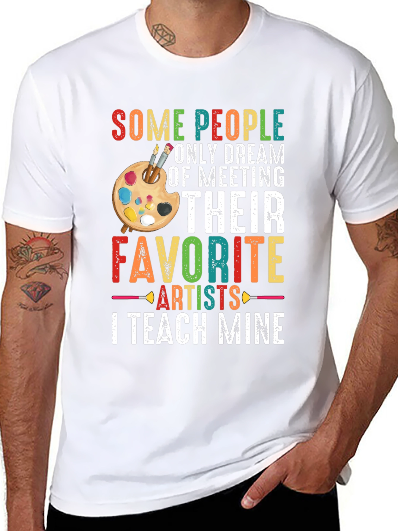 Artist Teacher T-Shirt - Teach Mine!