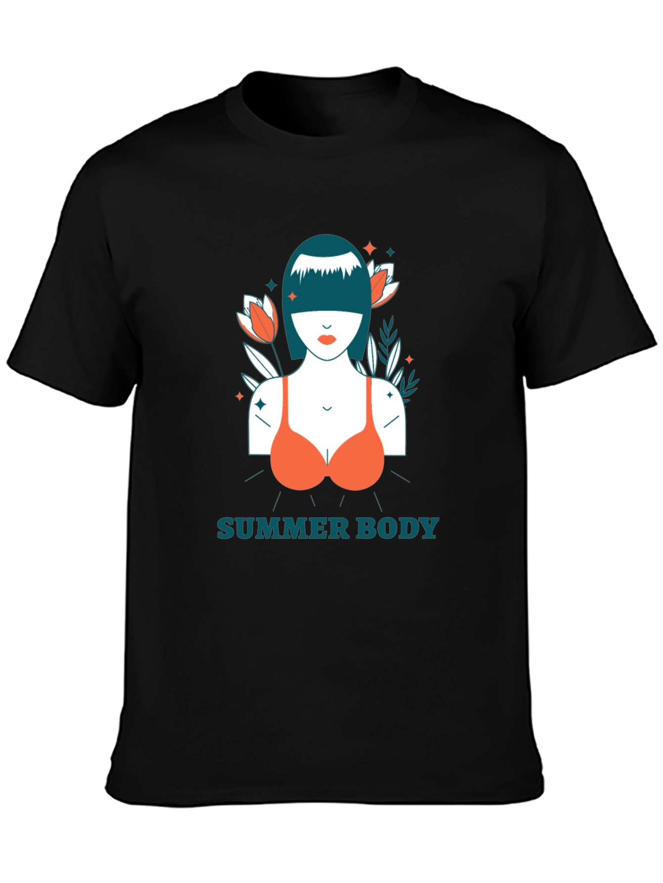Summer Body Graphic Print T-Shirt