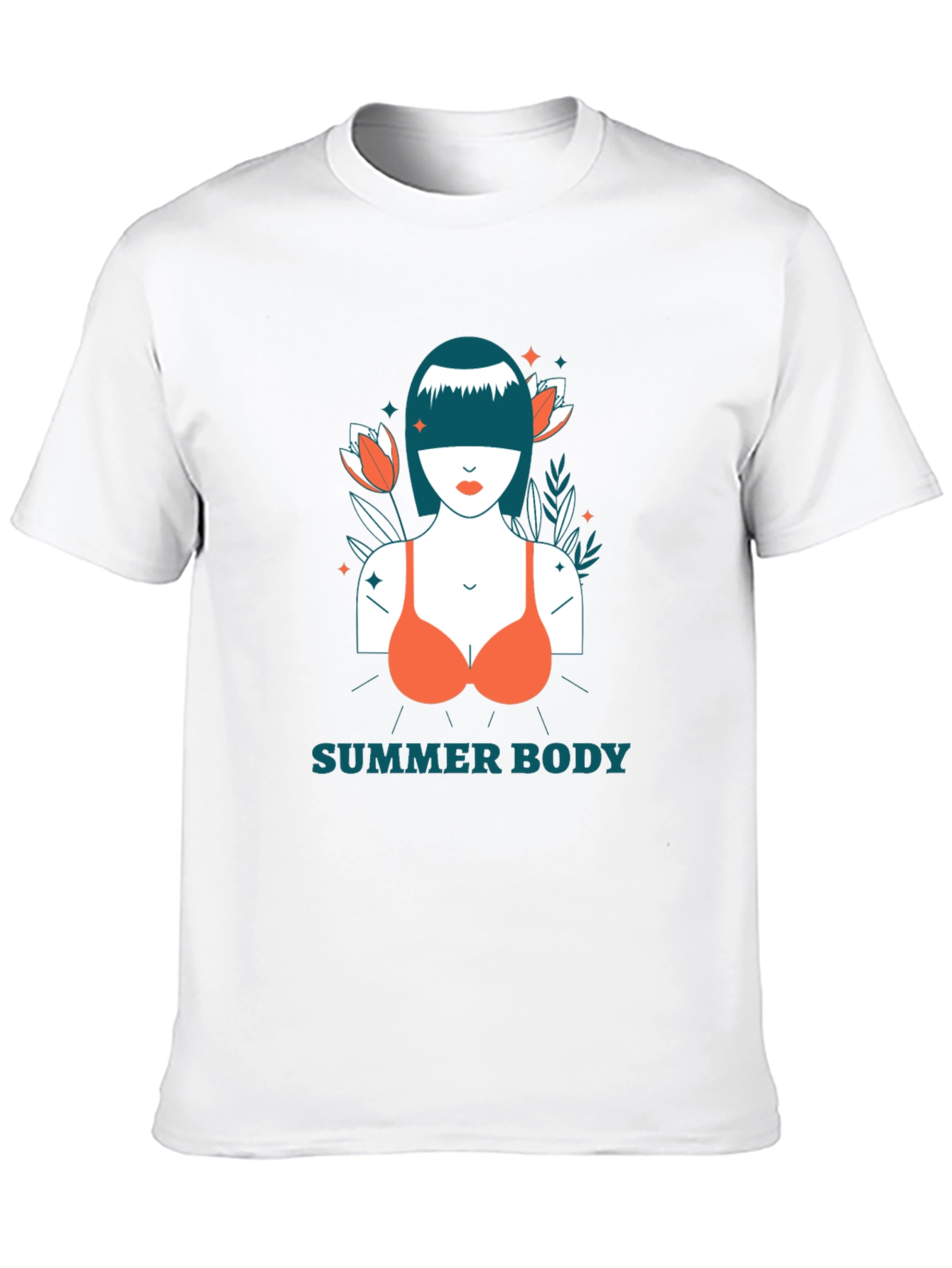 Summer Body Graphic Print T-Shirt
