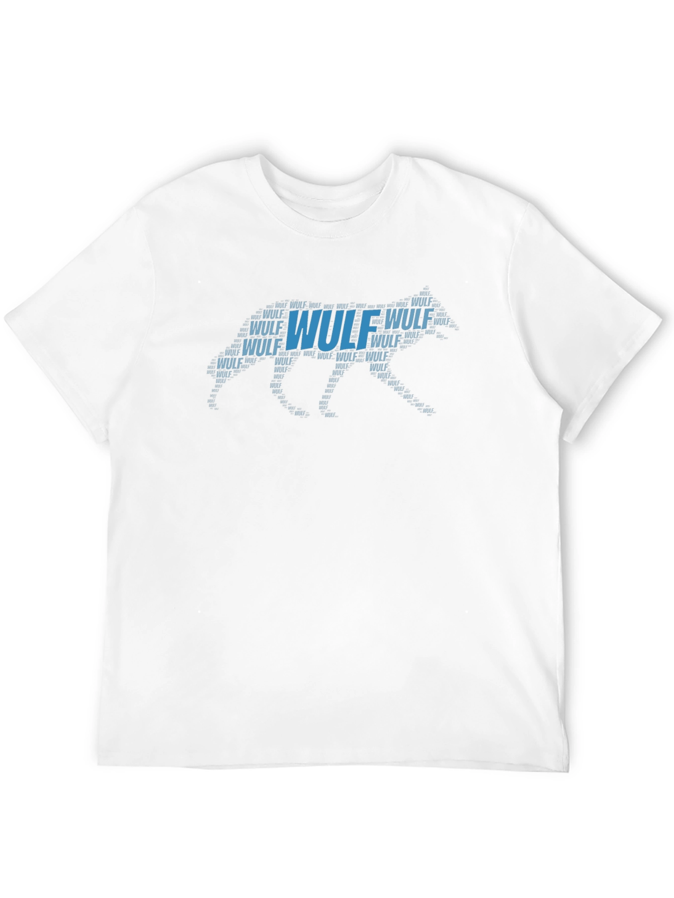 Wulf Typography Graphic Mens T-Shirt