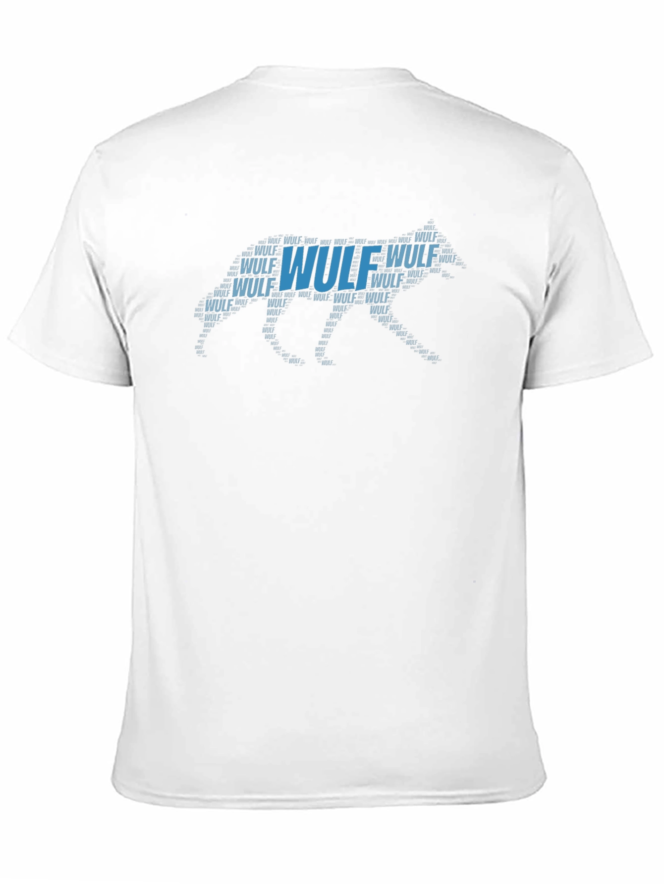 Wulf Typography Graphic Mens T-Shirt