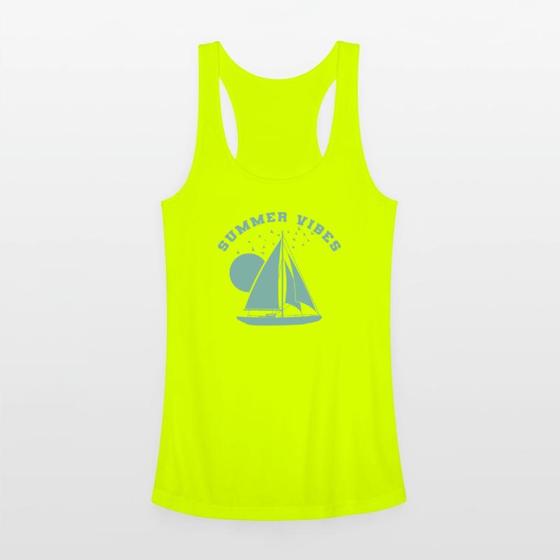 Summer Vibes Sailing Boat Water Sports