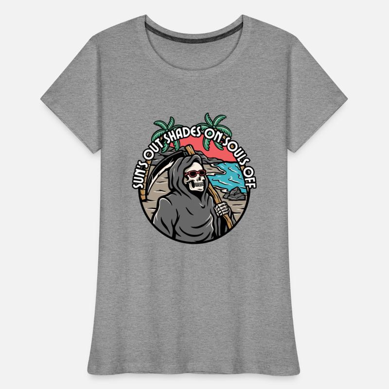 Sun Out Shade On Soul Off Funny Grim Reaper Summer
