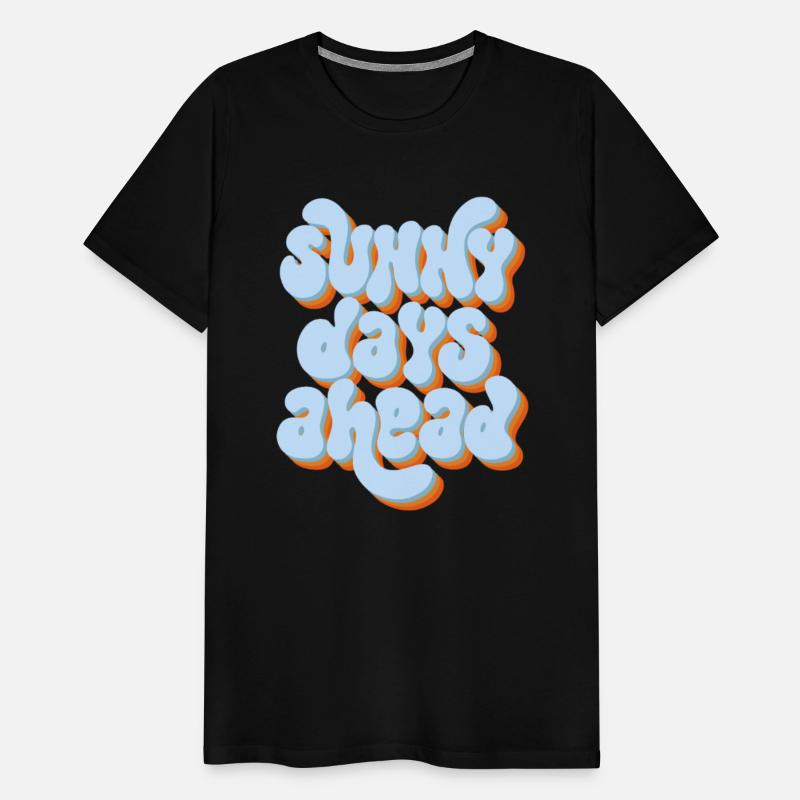 Sunny Days Ahead Retro 3D Typography Design