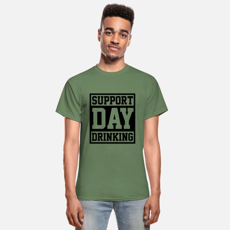 Support Day Drinking Tee Funny Drunk Weekend Vibe