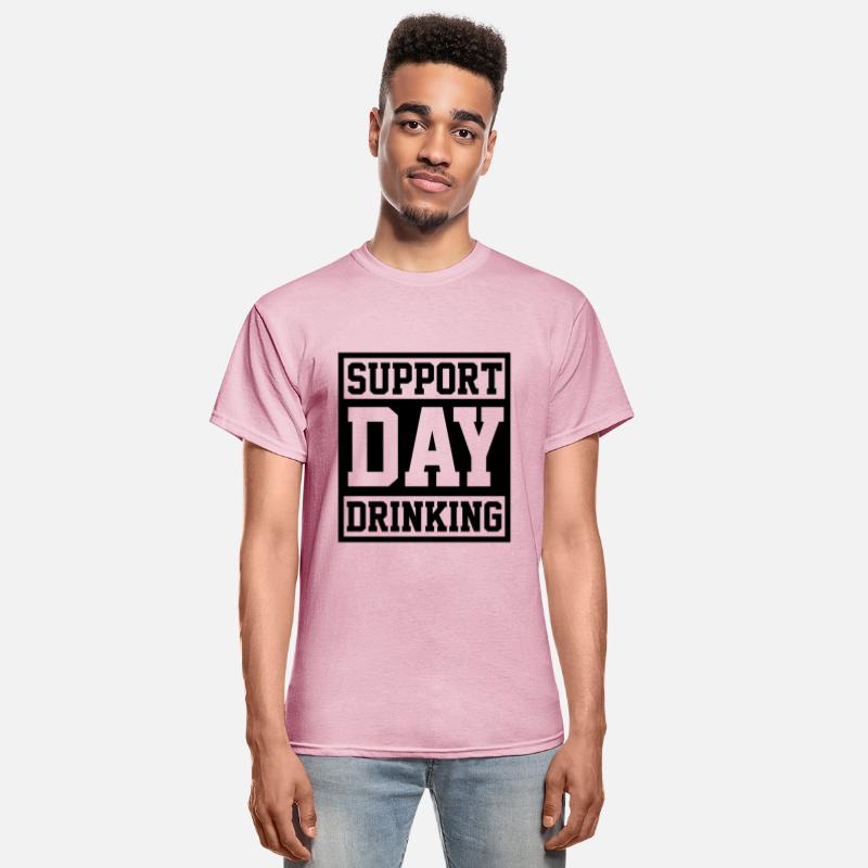 Support Day Drinking Tee Funny Drunk Weekend Vibe