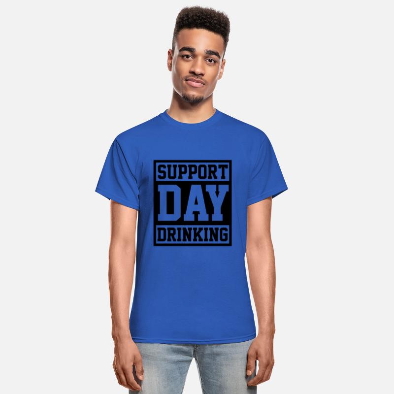 Support Day Drinking Tee Funny Drunk Weekend Vibe