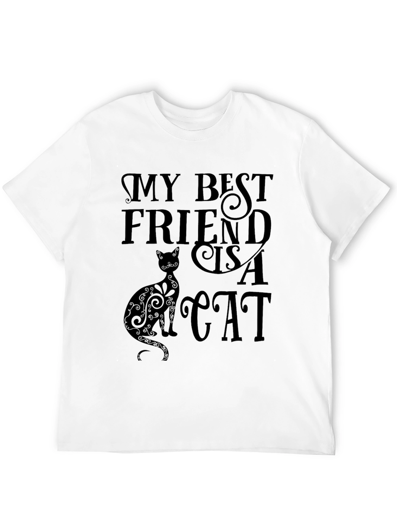 My Best Friend is a Cat Graphic Tee