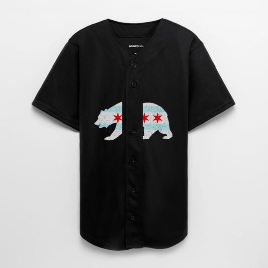 Sweet Vintage Retro Chicago City Flag Bear